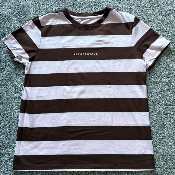 Aeropostale women’s Gray and Pink-Brown Tees. - Picture 4 of 4